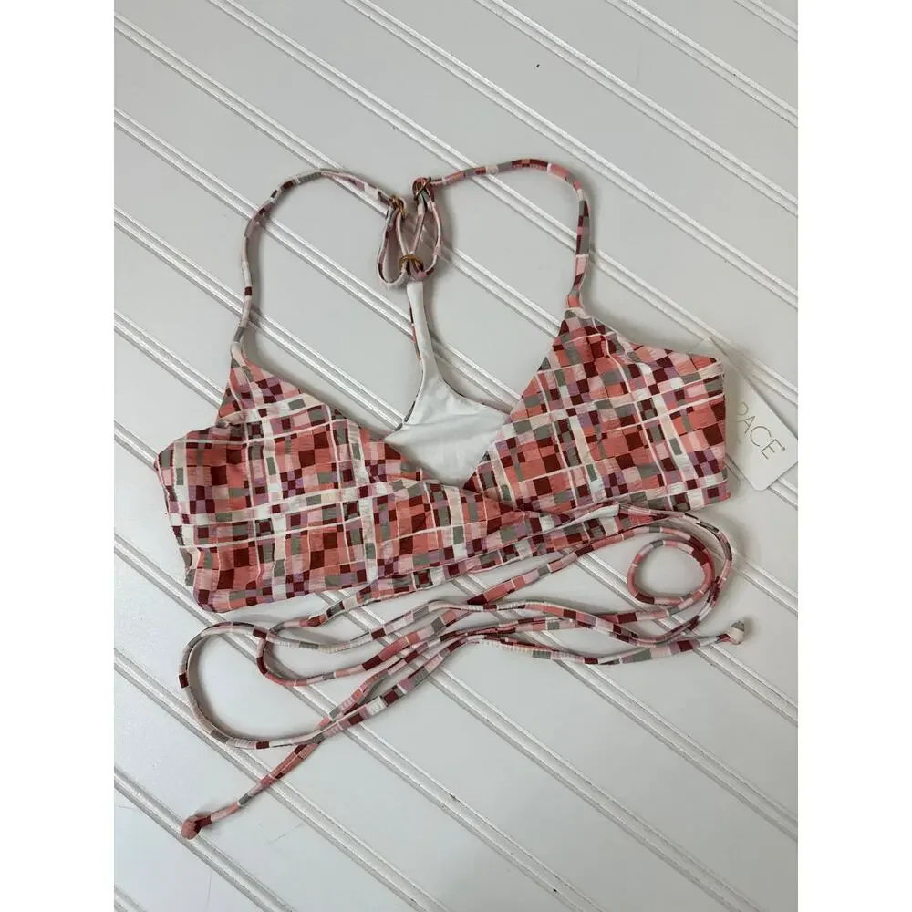 NWT L Space Swim Top - Kristen Tie & Helena Block Party Bikini Beach Bundle Sz S